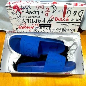 Dolce & Gabbana Slides Size 44 / US 11 with box & dust bags, used
